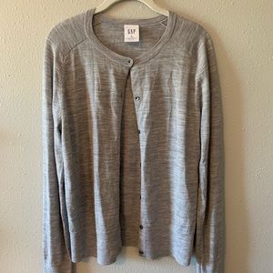 GAP MERINO WOOL CARDIGAN SIZE M TALL